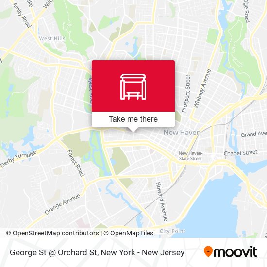Mapa de George St @ Orchard St