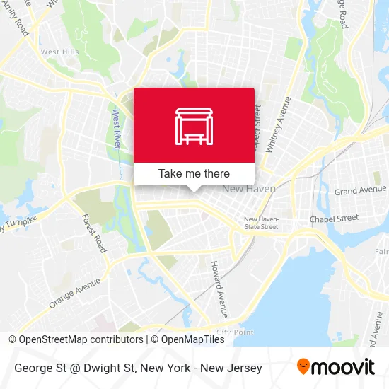 George St @ Dwight St map