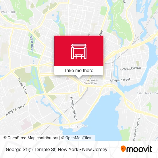 George St @ Temple St map