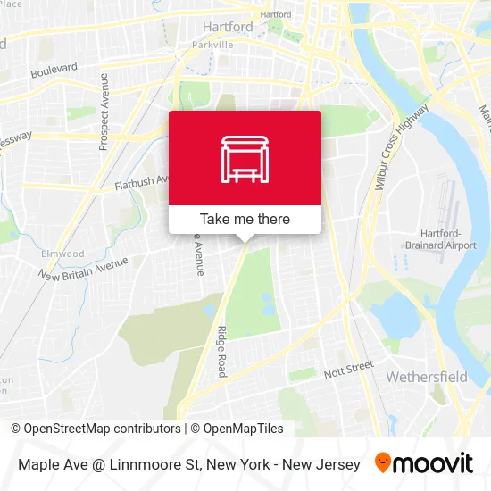 Maple Ave @ Linnmoore St map