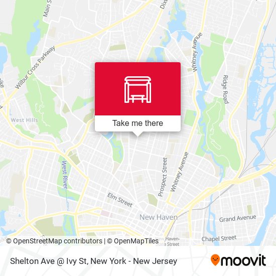 Mapa de Shelton Ave @ Ivy St