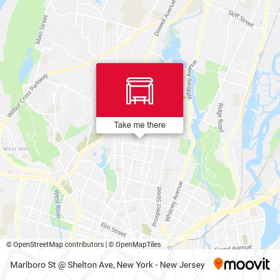 Mapa de Marlboro St @ Shelton Ave