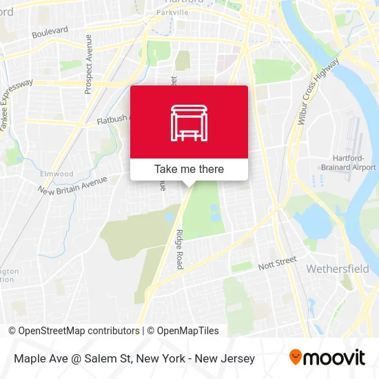 Maple Ave @ Salem St map
