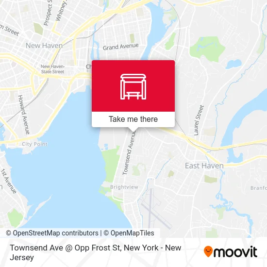 Townsend Ave @ Opp Frost St map