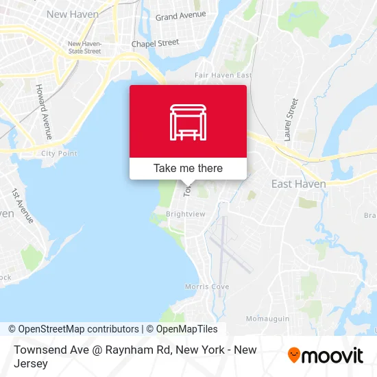 Townsend Ave @ Raynham Rd map