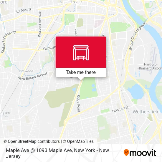 Mapa de Maple Ave @ 1093 Maple Ave