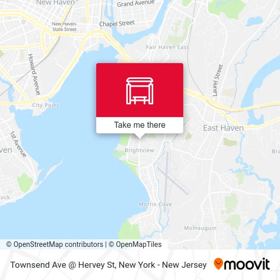 Townsend Ave @ Hervey St map