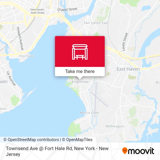 Townsend Ave @ Fort Hale Rd map