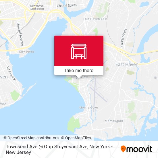 Mapa de Townsend Ave @ Opp Stuyvesant Ave