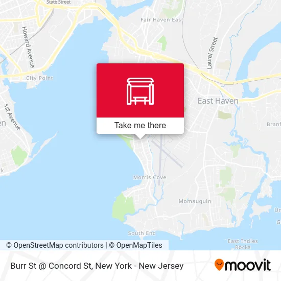 Burr St @ Concord St map