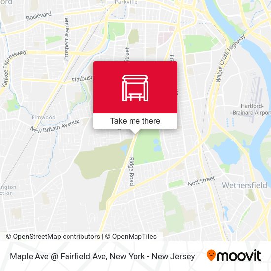 Mapa de Maple Ave @ Fairfield Ave
