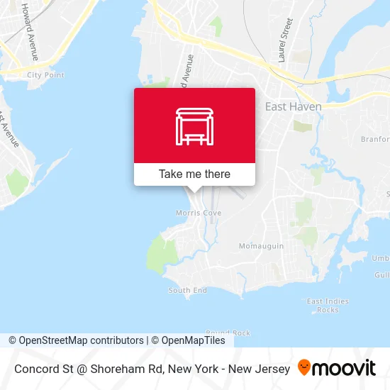 Concord St @ Shoreham Rd map