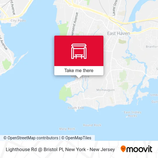 Lighthouse Rd @ Bristol Pl map