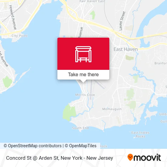 Concord St @ Arden St map