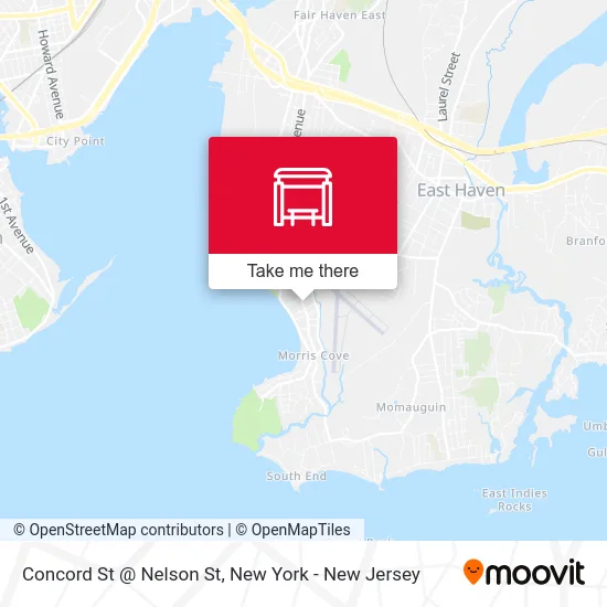 Concord St @ Nelson St map