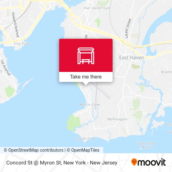 Concord St @ Myron St map