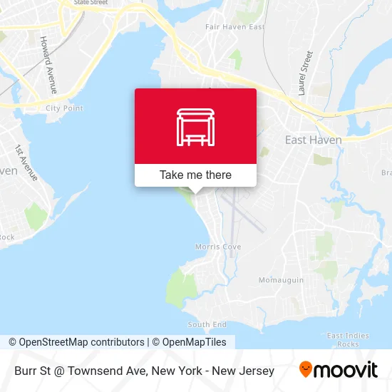 Burr St @ Townsend Ave map