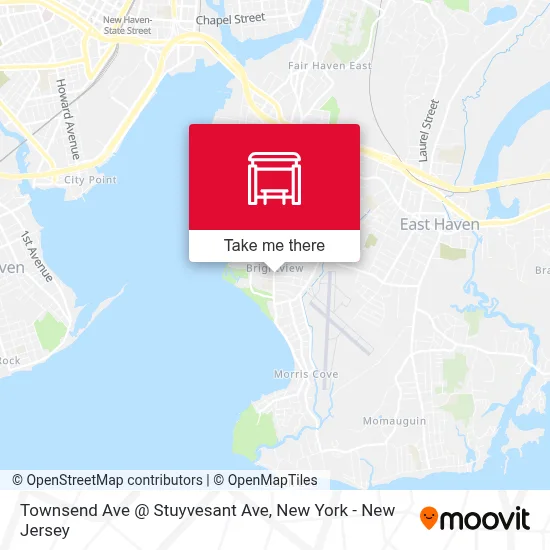 Townsend Ave @ Stuyvesant Ave map