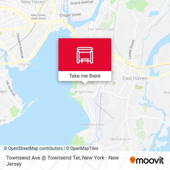 Townsend Ave @ Townsend Ter map