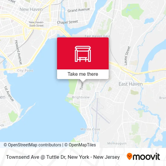 Townsend Ave @ Tuttle Dr map