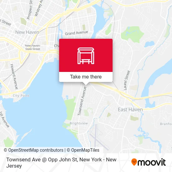 Townsend Ave @ Opp John St map