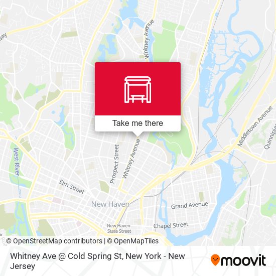 Whitney Ave @ Cold Spring St map