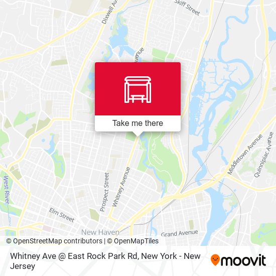 Mapa de Whitney Ave @ East Rock Park Rd