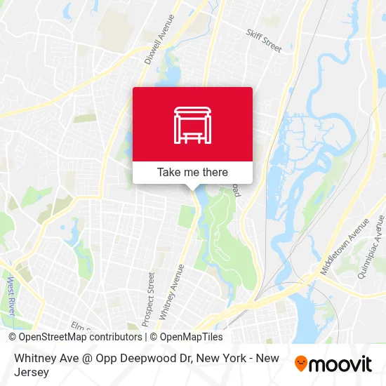 Whitney Ave @ Opp Deepwood Dr map