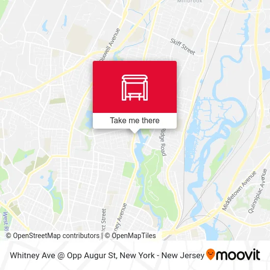 Whitney Ave @ Opp Augur St map