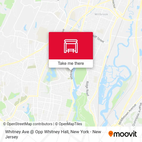 Whitney Ave @ Opp Whitney Hall map