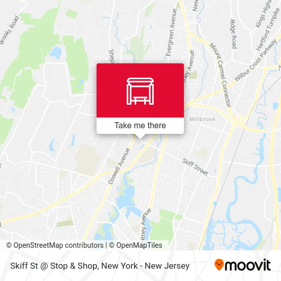 Skiff St @ Stop & Shop map