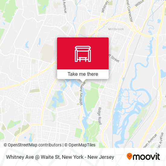 Mapa de Whitney Ave @ Waite St
