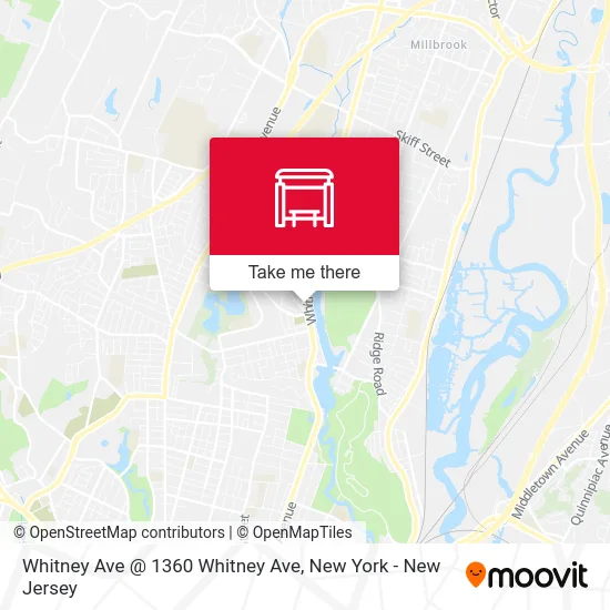 Whitney Ave @ 1360 Whitney Ave map