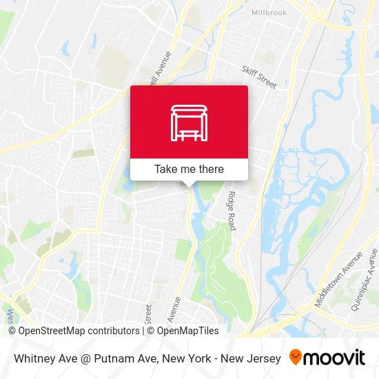 Whitney Ave @ Putnam Ave map