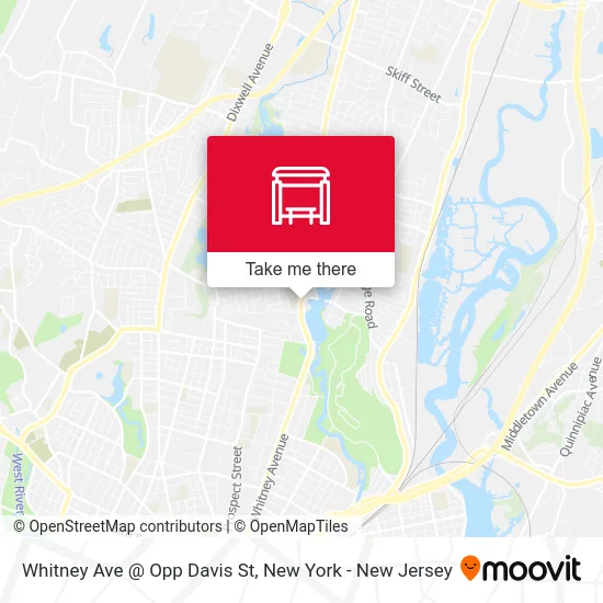 Whitney Ave @ Opp Davis St map