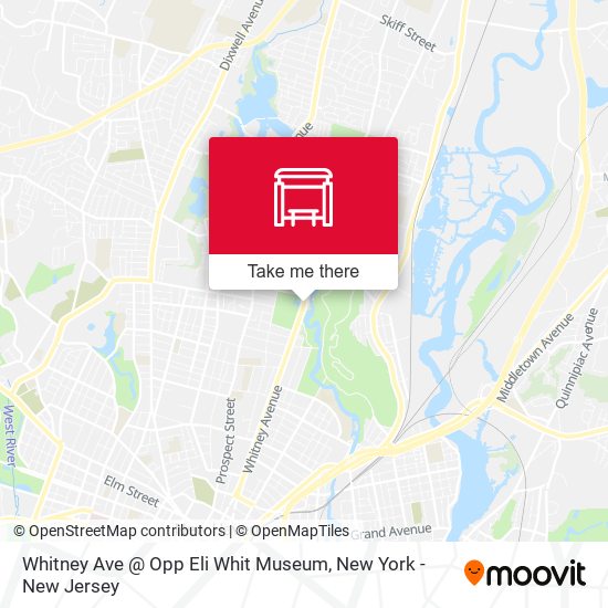 Mapa de Whitney Ave @ Opp Eli Whit Museum