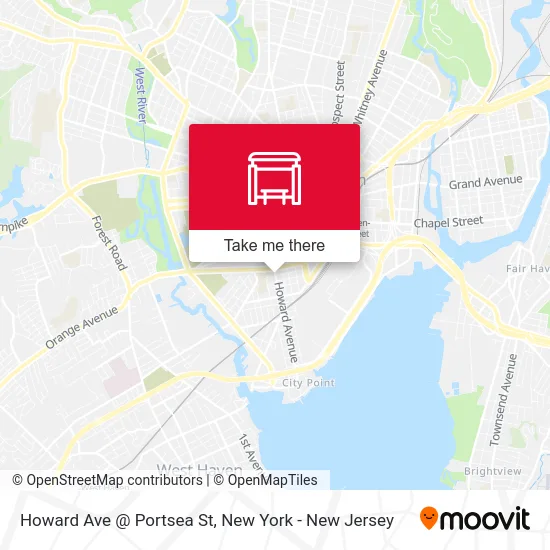 Howard Ave @ Portsea St map