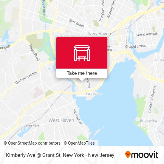 Kimberly Ave @ Grant St map