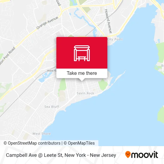 Campbell Ave @ Leete St map