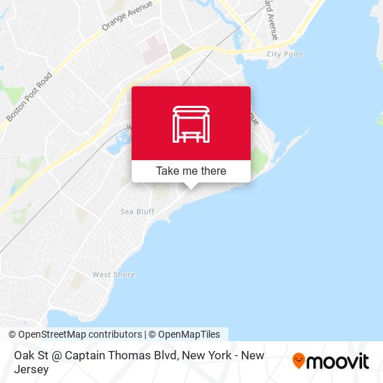Mapa de Oak St @ Captain Thomas Blvd