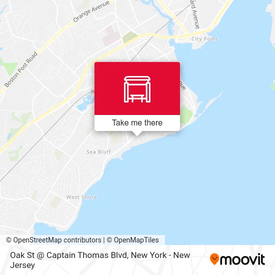 Oak St @ Captain Thomas Blvd map