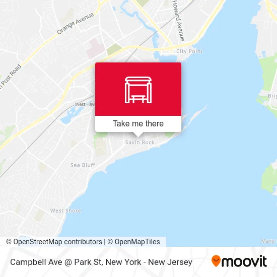 Campbell Ave @ Park St map