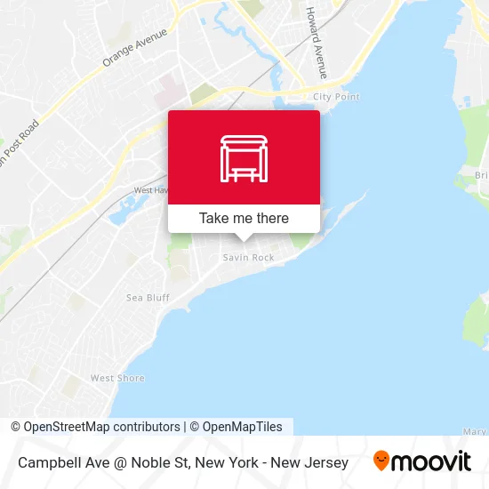 Campbell Ave @ Noble St map