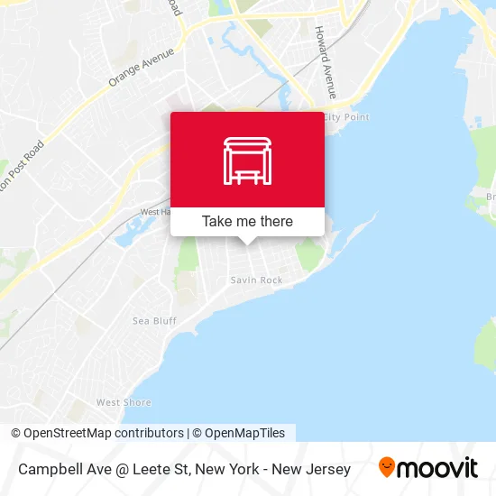 Mapa de Campbell Ave @ Leete St
