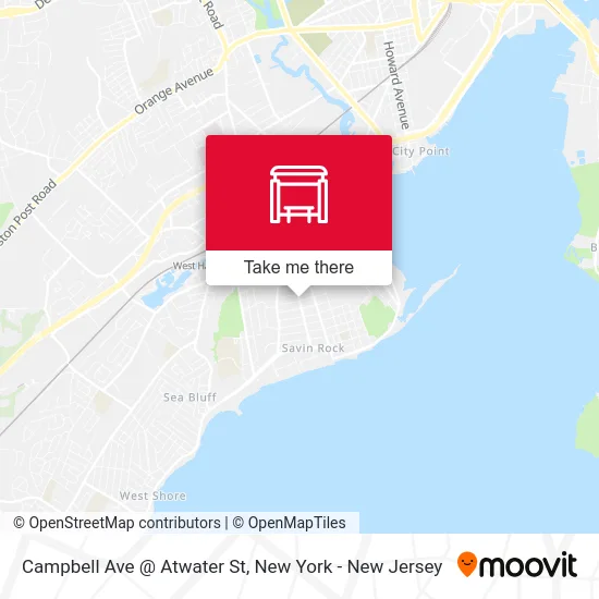 Campbell Ave @ Atwater St map