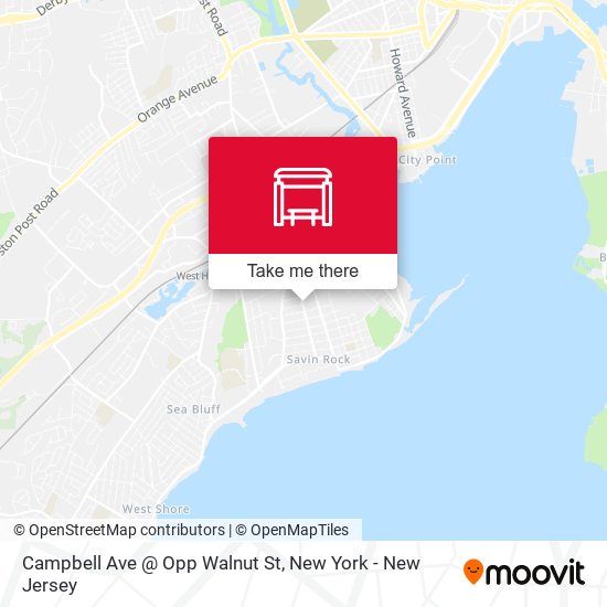Mapa de Campbell Ave @ Opp Walnut St