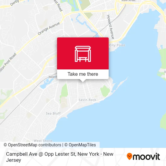 Campbell Ave @ Opp Lester St map