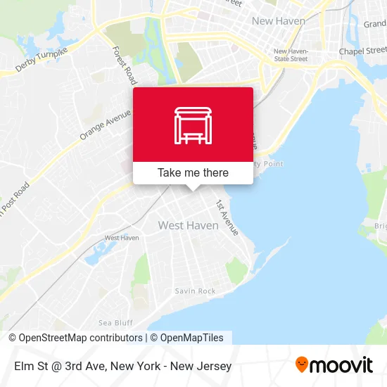 Elm St @ 3rd Ave map