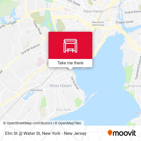 Elm St @ Water St map