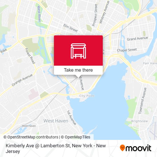 Mapa de Kimberly Ave @ Lamberton St